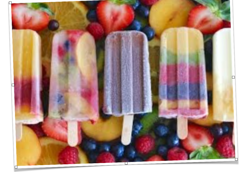 4rth of July homemade&nbsp;Popsicle!