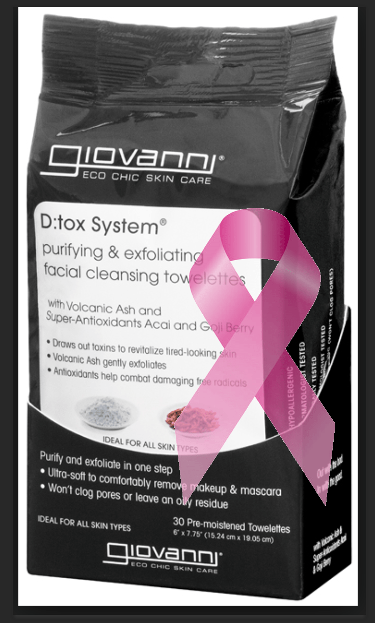 Give back with Giovanni Eco Chic D:TOX System&nbsp;Towelettes