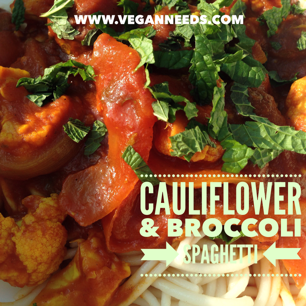 Vegan Cauliflower & Broccoli&nbsp;Spaghetti